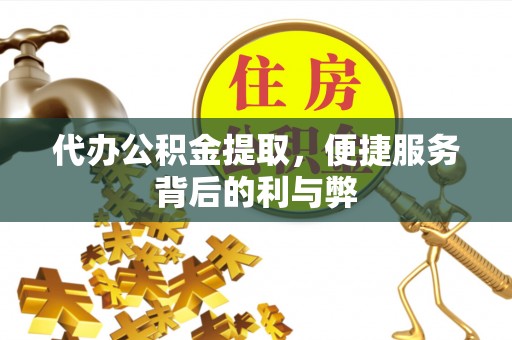 雨花代办公积金提取，便捷服务背后的利与弊