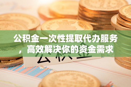 雨花公积金一次性提取代办服务，高效解决你的资金需求