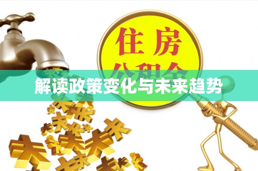 雨花解读政策变化与未来趋势