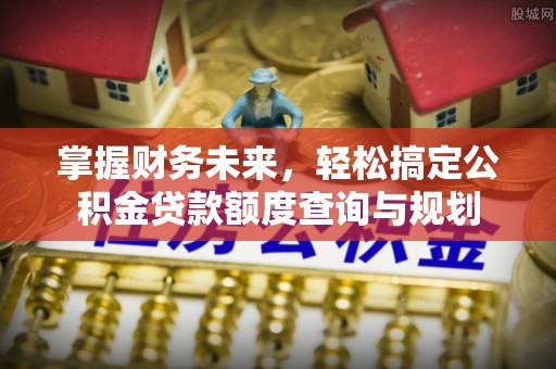 雨花掌握财务未来，轻松搞定公积金贷款额度查询与规划