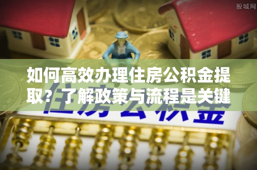 雨花如何高效办理住房公积金提取？了解政策与流程是关键