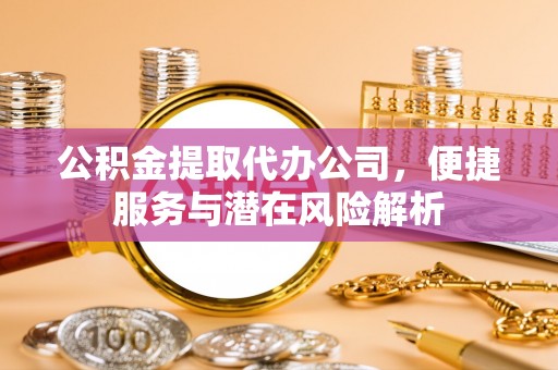 雨花公积金提取代办公司，便捷服务与潜在风险解析