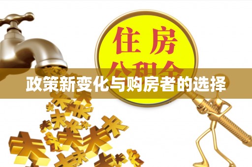 雨花政策新变化与购房者的选择