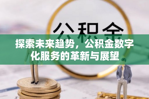 雨花探索未来趋势，公积金数字化服务的革新与展望