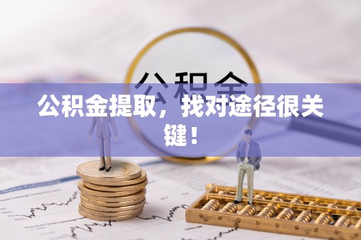 雨花公积金提取，找对途径很关键！