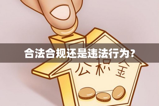 雨花合法合规还是违法行为？